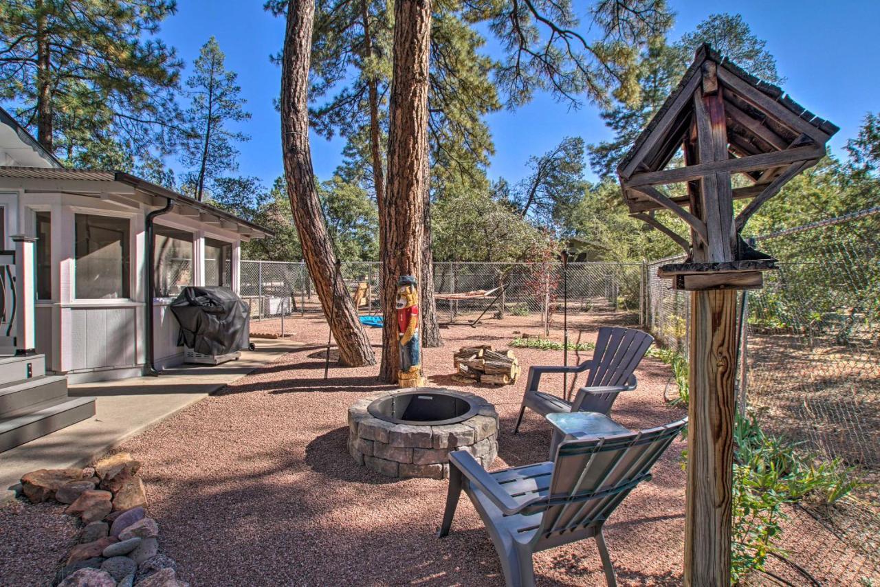 Peaceful Payson Home With Yard And Fire Pit! Exterior photo